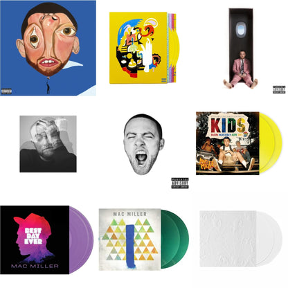 Balloonerism (2LP) & Faces (3LP/Yellow Vinyl) & Swimming (X) & Circles (2LP/Clear Vinyl) & Go:Od Am (X) & K.I.D.S. (Translucent Yellow Vinyl/2LP) & Best Day Ever (Lavender Vinyl/2LP) & Blue Slide Park (Translucent Green Vinyl/2LP)