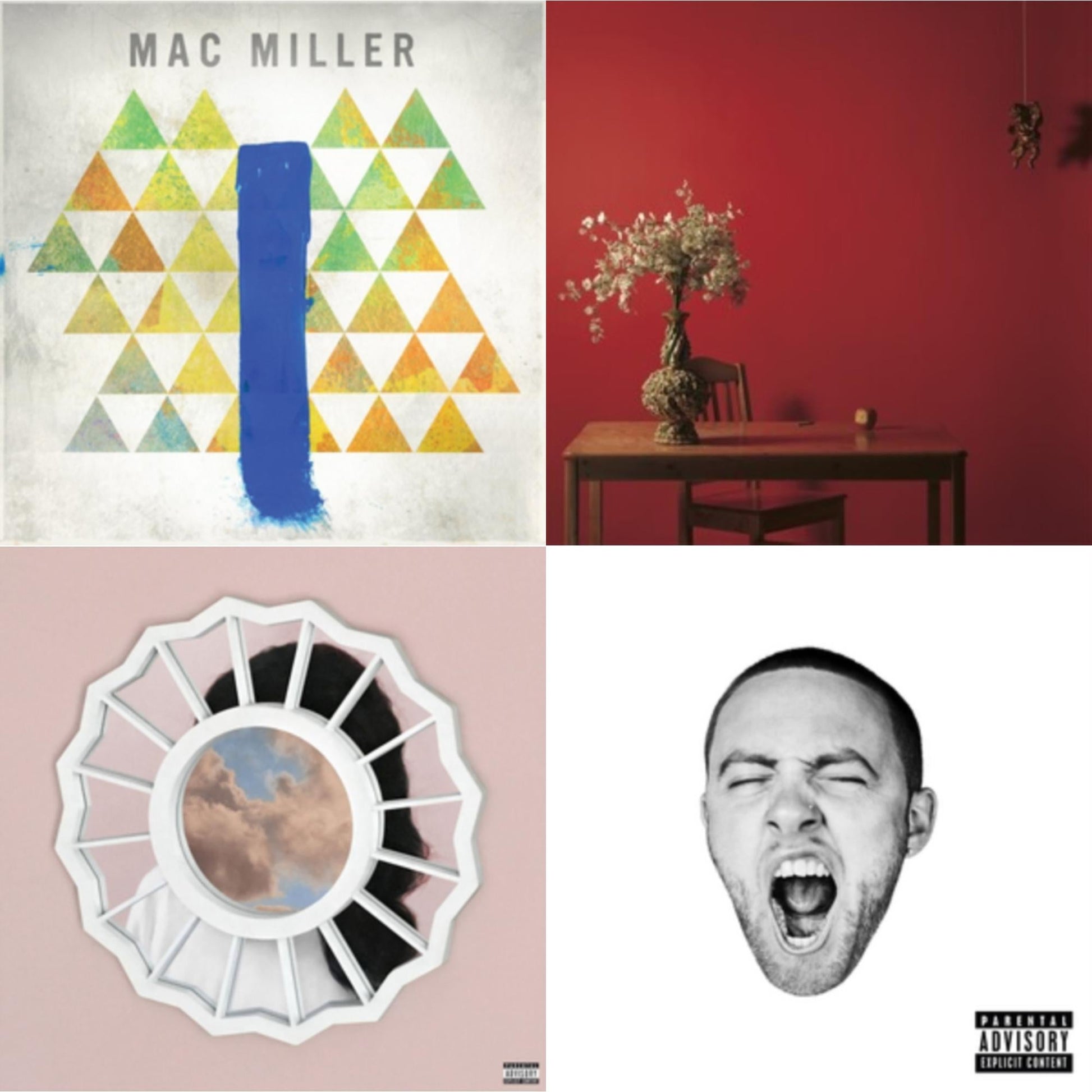 This is a 4 LP Vinyl SKU bundle.
1.This LP Vinyl is brand new.Format: LP VinylThis item's title is: Divine Feminine (X)Artist: Mac MillerLabel: WARNER BROS.Barcode: 093624916031Release Date: 12/9/2016
2.This LP Vinyl is brand new.