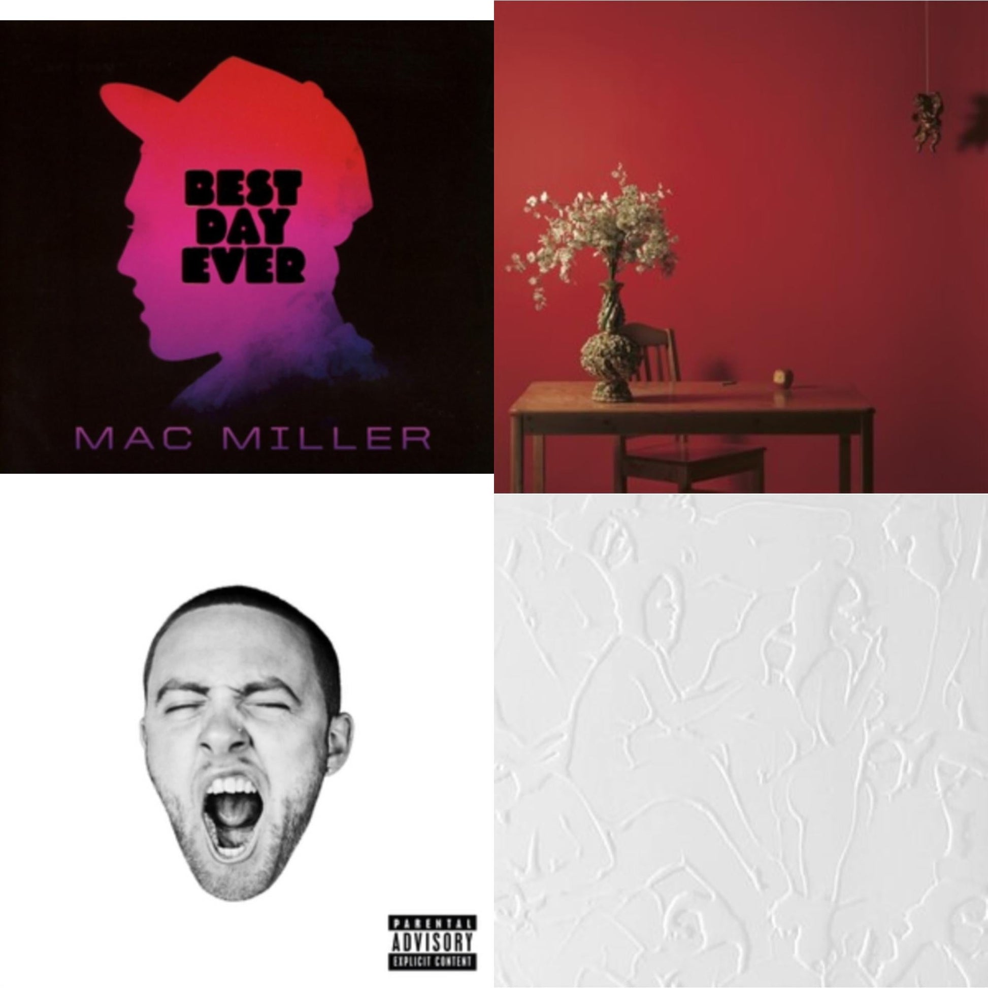 This is a 4 LP Vinyl SKU bundle.
1.This LP Vinyl is brand new.Format: LP VinylThis item's title is: Best Day Ever (Import)Artist: Mac MillerLabel: Rostrum RecordsBarcode: 881034122827Release Date: 11/22/2019
2.This LP Vinyl is brand new.