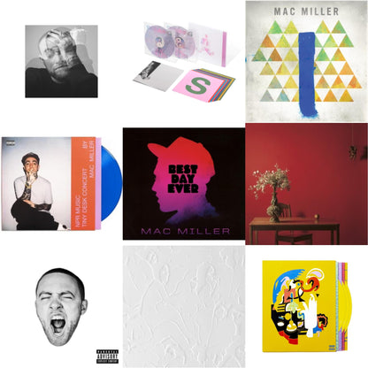 This is a 9 LP Vinyl SKU bundle.
1.This LP Vinyl is brand new.Format: LP VinylThis item's title is: Circles (2LP/Clear Vinyl)Artist: Mac MillerLabel: WARNER BROSBarcode: 093624905592Release Date: 5/29/2020
2.This LP Vinyl is brand new.
