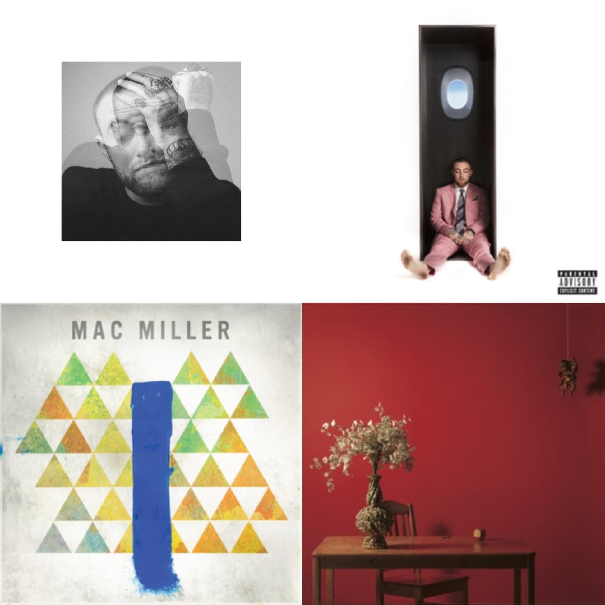This is a 4 LP Vinyl SKU bundle.
1.This LP Vinyl is brand new.Format: LP VinylThis item's title is: Swimming (X)Artist: Mac MillerLabel: WARNER BROS.Barcode: 093624904236Release Date: 11/23/2018
2.This LP Vinyl is brand new.