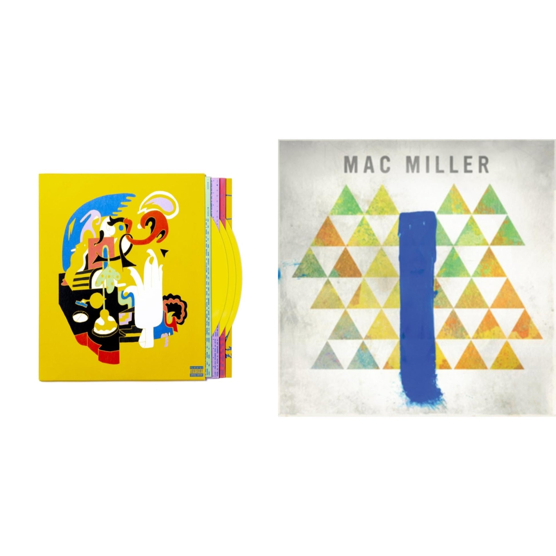 This is a 2 LP Vinyl SKU bundle.
1.This LP Vinyl is brand new.Format: LP VinylMusic Style: Cloud RapThis item's title is: Faces (3LP/Yellow Vinyl)Artist: Mac MillerLabel: WARNER BROS.Barcode: 093624881391Release Date: 10/15/2021
2.This LP Vinyl is brand new.