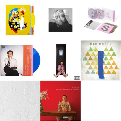 This is a 8 LP Vinyl SKU bundle.
1.This LP Vinyl is brand new.Format: LP VinylMusic Style: Cloud RapThis item's title is: Faces (3LP/Yellow Vinyl)Artist: Mac MillerLabel: WARNER BROS.Barcode: 093624881391Release Date: 10/15/2021
2.This LP Vinyl is brand new.