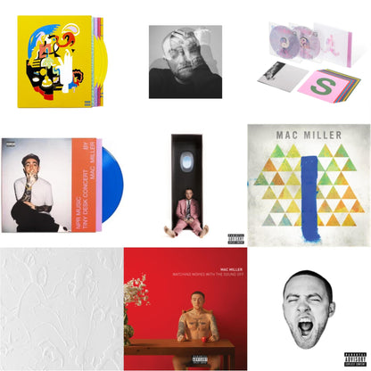 This is a 9 LP Vinyl SKU bundle.
1.This LP Vinyl is brand new.Format: LP VinylMusic Style: Cloud RapThis item's title is: Faces (3LP/Yellow Vinyl)Artist: Mac MillerLabel: WARNER BROS.Barcode: 093624881391Release Date: 10/15/2021
2.This LP Vinyl is brand new.
