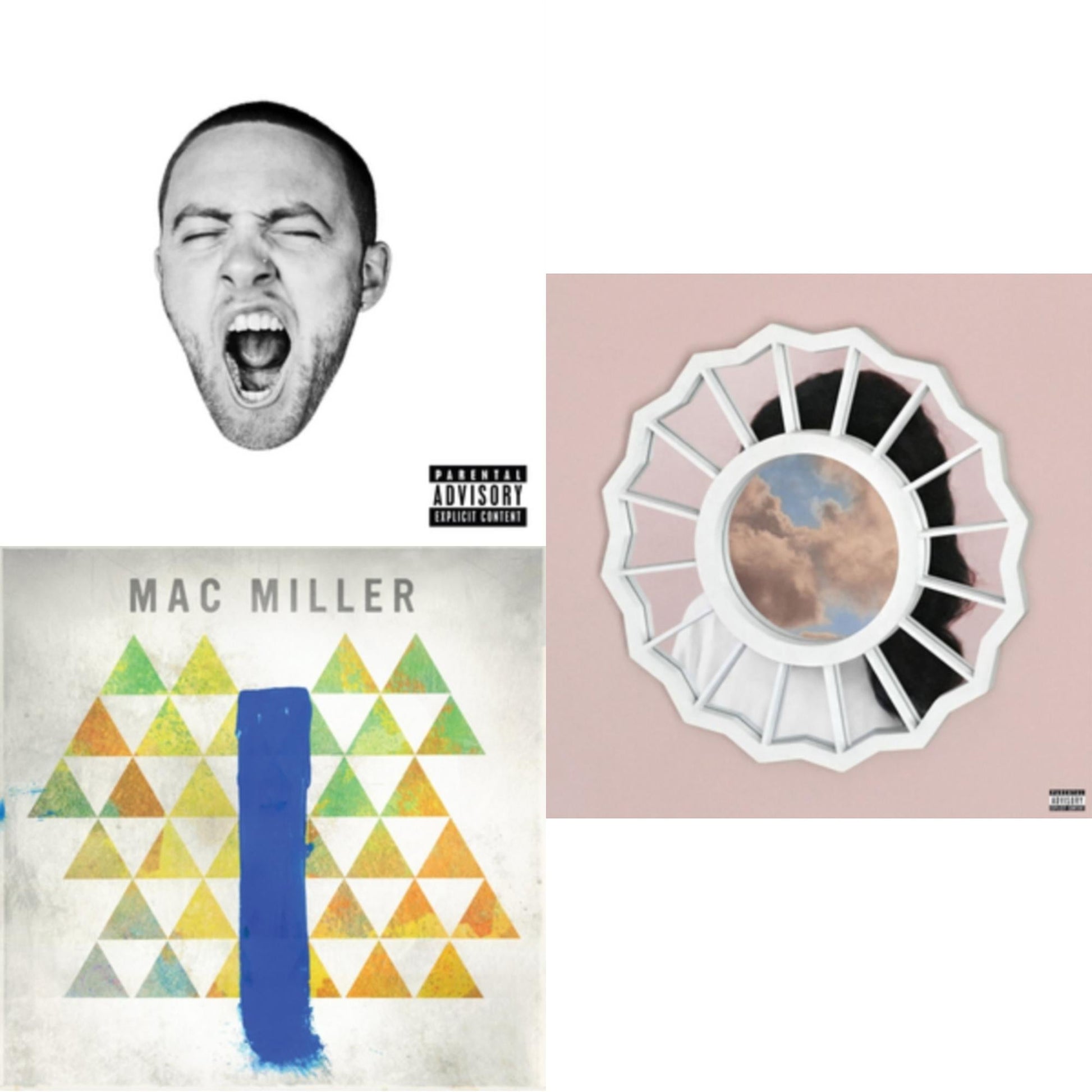 This is a 3 LP Vinyl SKU bundle.
1.This LP Vinyl is brand new.Format: LP VinylThis item's title is: Divine Feminine (X)Artist: Mac MillerLabel: WARNER BROS.Barcode: 093624916031Release Date: 12/9/2016
2.This LP Vinyl is brand new.