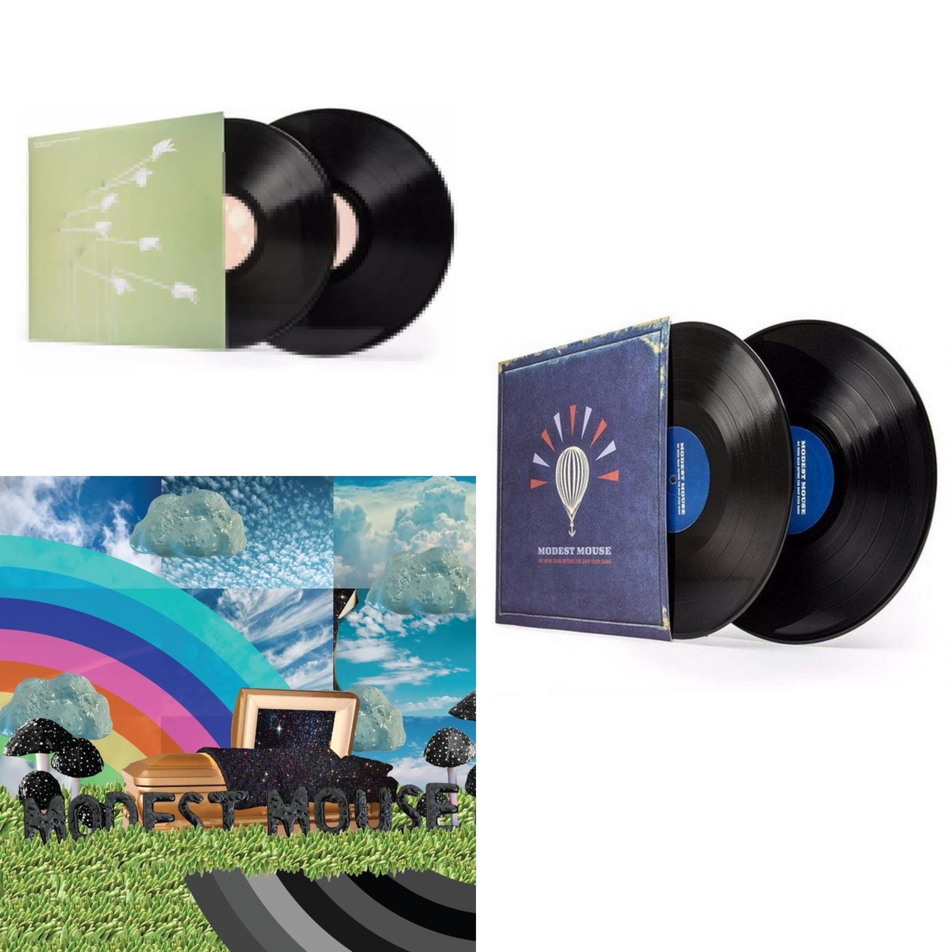 This is a 3 LP Vinyl SKU bundle.
1.This LP Vinyl is brand new.Format: LP VinylMusic Style: Alternative RockThis item's title is: Golden Casket (X) (2LP)Artist: Modest MouseLabel: EPICBarcode: 194398941011Release Date: 9/10/2021
2.This LP Vinyl is brand new.