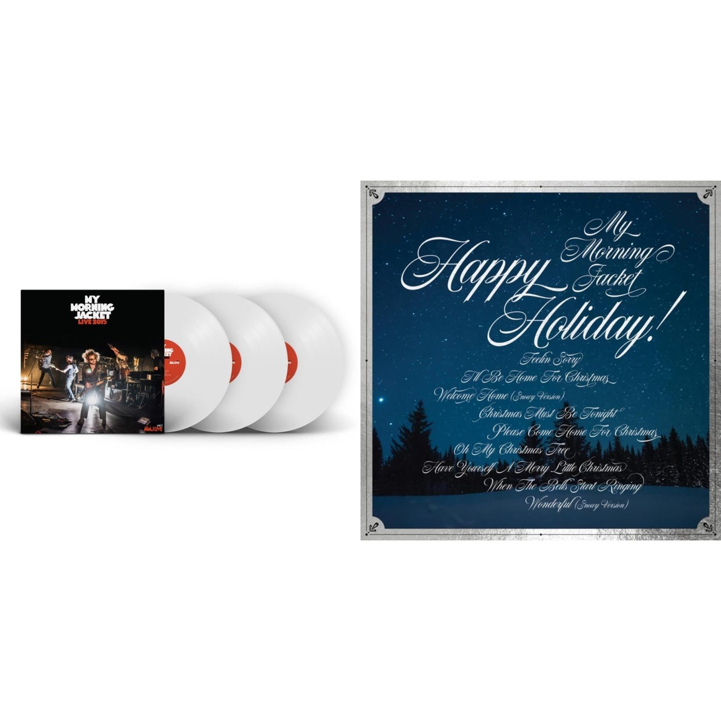 Live 2015 (White Vinyl/3LP) & Happy Holiday! (Clear LP Vinyl W/ White Snow Splatter)