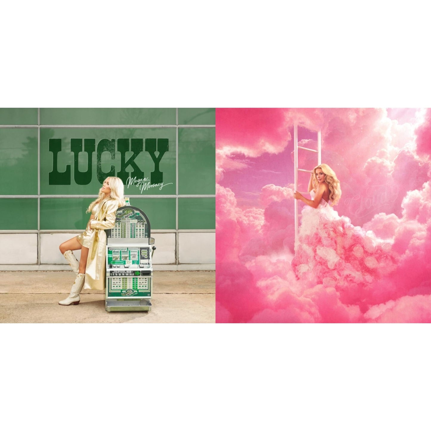 Lucky (X) (2LP/Translucent Green Vinyl/140G) & Cloud 9 (X) (Megan's Signature/Pink LP Vinyl)