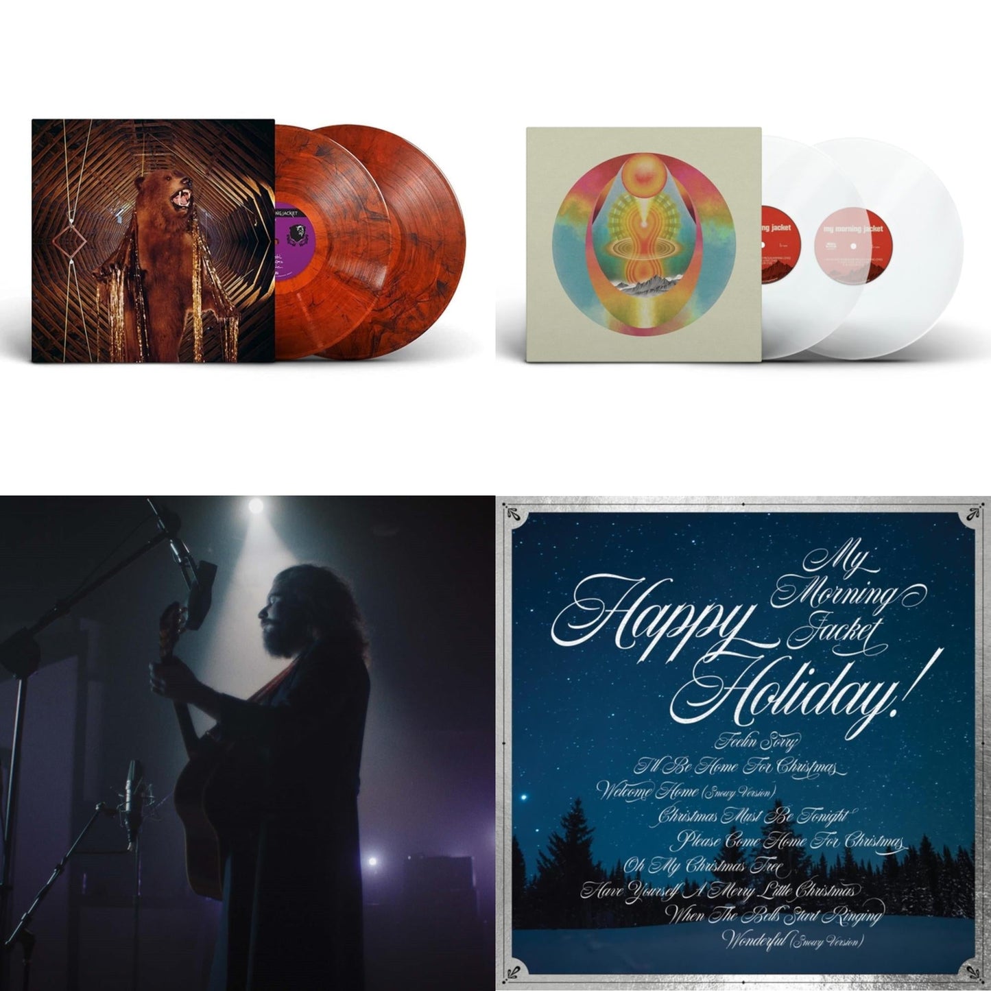 It Still Moves (2LP/Premium Gatefold/Remixed/Remastered/Golden Smoke Vinyl) & My Morning Jacket (Clear Vinyl/2LP) & Live From Rca Studio A (Jim James Acoustic) & Happy Holiday! (Clear LP Vinyl W/ White Snow Splatter)