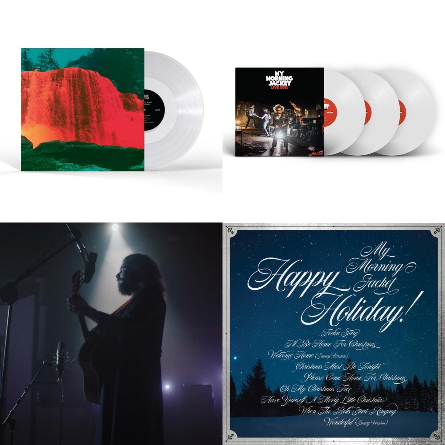 Waterfall Ii (Clear LP Vinyl) & Live 2015 (White Vinyl/3LP) & Live From Rca Studio A (Jim James Acoustic) & Happy Holiday! (Clear LP Vinyl W/ White Snow Splatter)