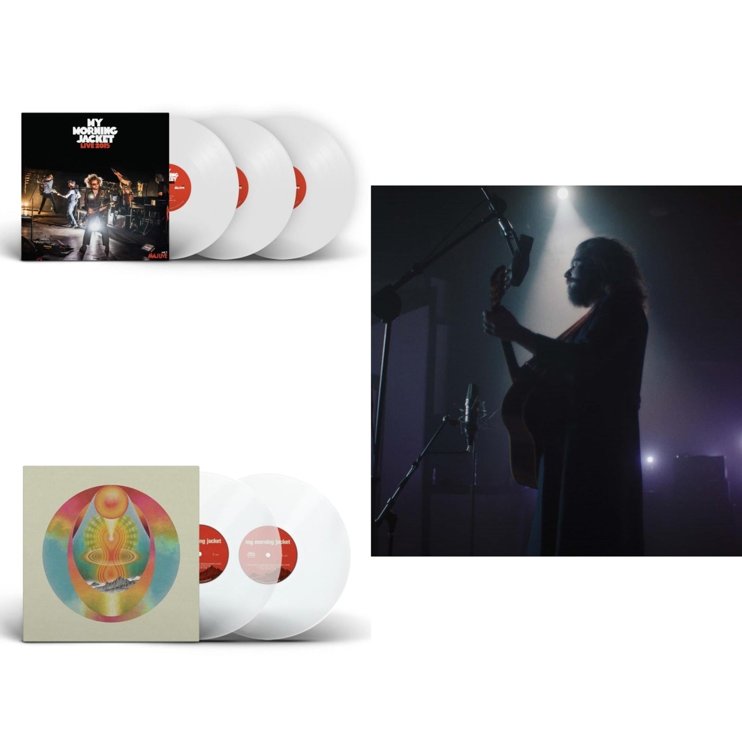 Live 2015 (White Vinyl/3LP) & My Morning Jacket (Clear Vinyl/2LP) & Live From Rca Studio A (Jim James Acoustic)