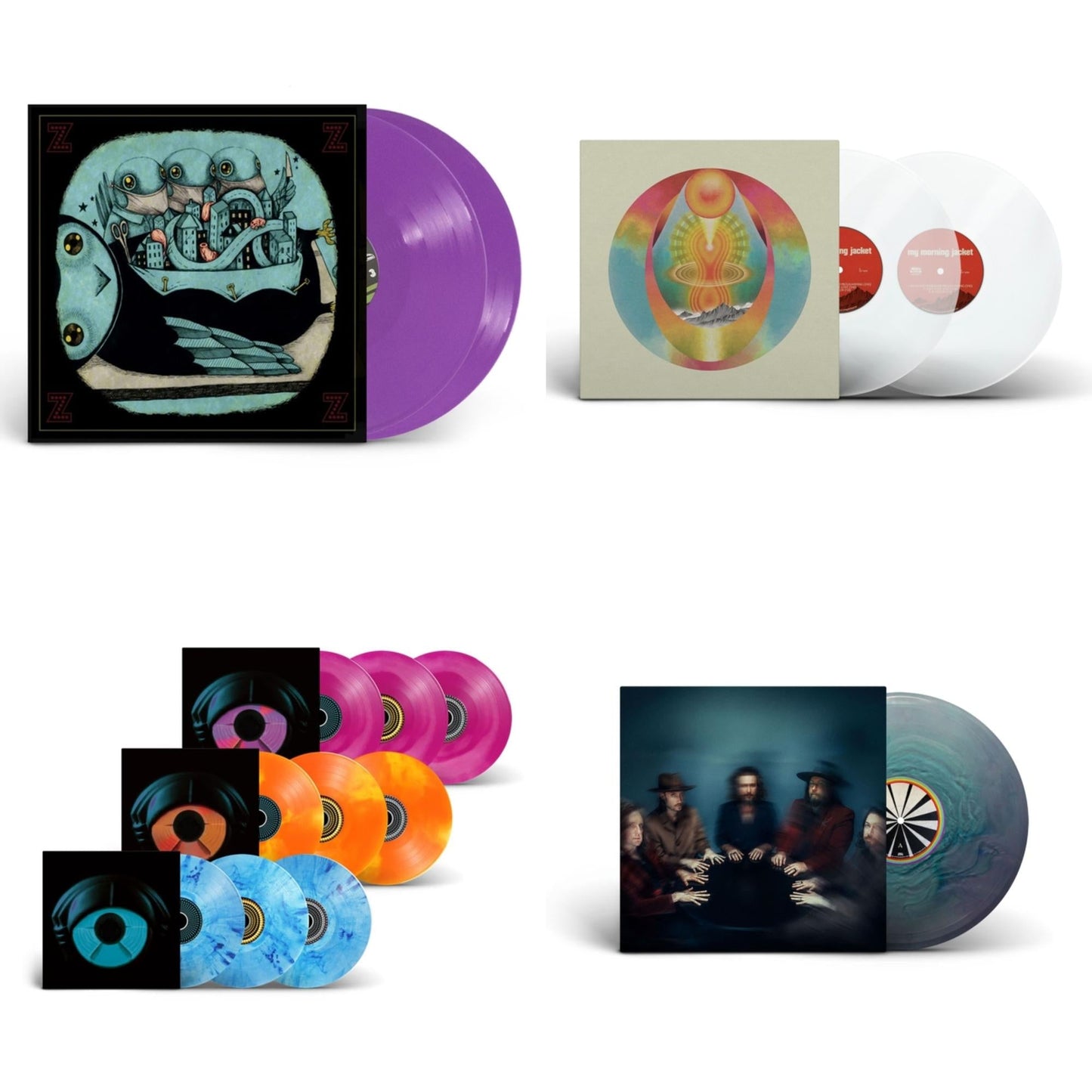 Z (2LP/Purple Vinyl) & My Morning Jacket (Clear Vinyl/2LP) & Circuital (Deluxe Edition/Random Color Vinyl/3LP) & Is (Summer Sky LP Vinyl)