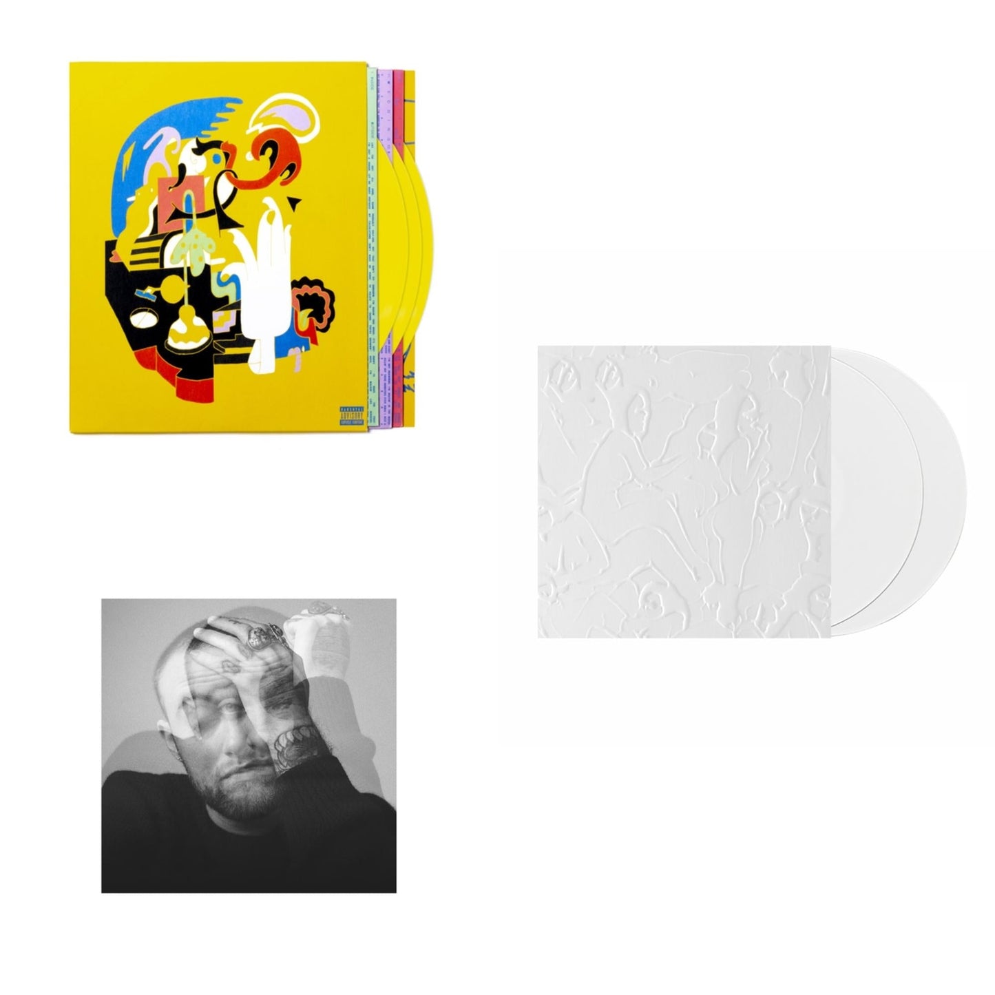 Faces (3LP/Yellow Vinyl) & Circles (White Vinyl/2LP) & Macadelic (White Vinyl/2LP)