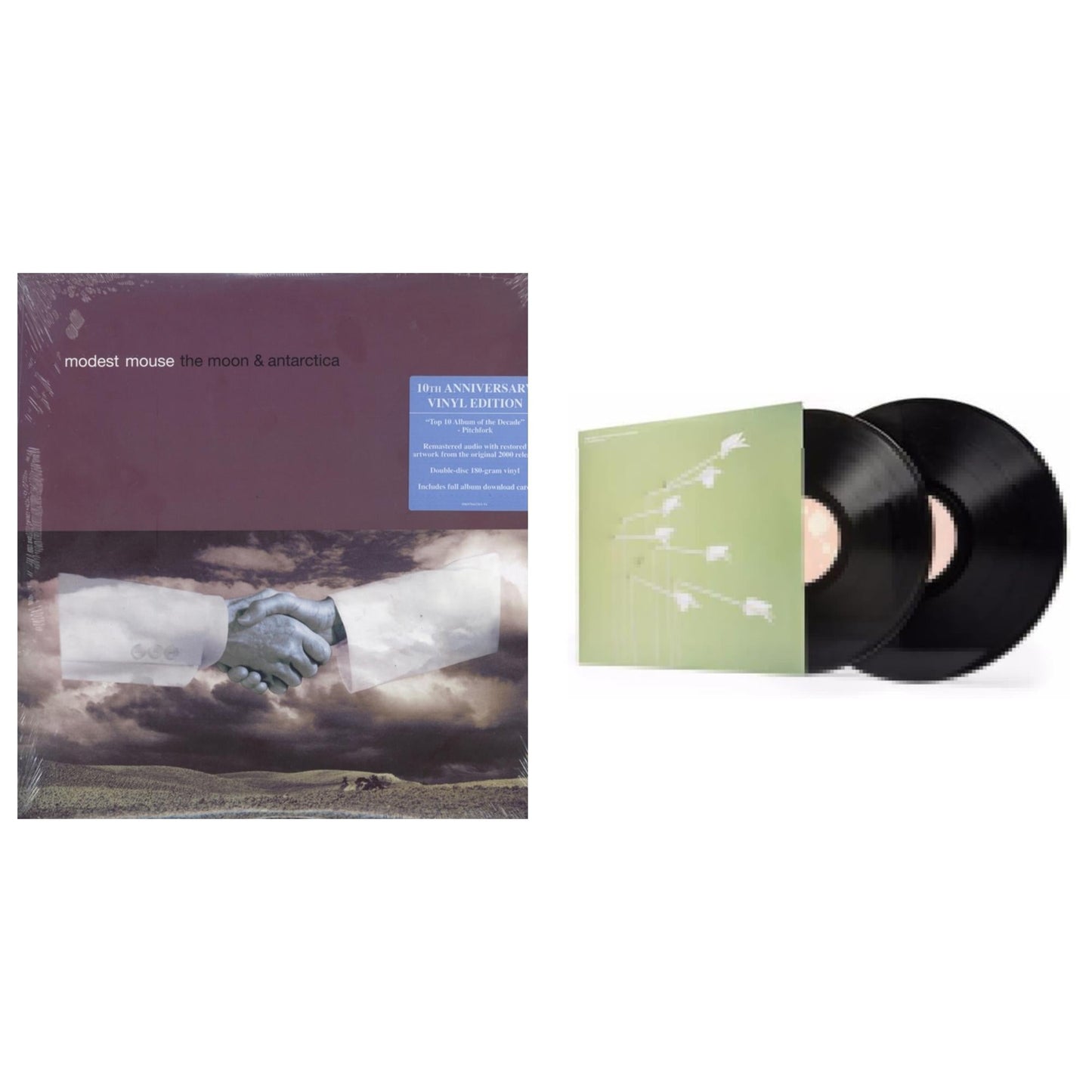 This is a 2 LP Vinyl SKU bundle.
1.This LP Vinyl is brand new.Format: LP VinylMusic Style: Alternative RockThis item's title is: Good News For People Who Love Bad News (Pa/2LP/180G/Gatefold)Artist: Modest MouseLabel: LEGACYBarcode: 696998712515Release Date: 4/6/2004
2.