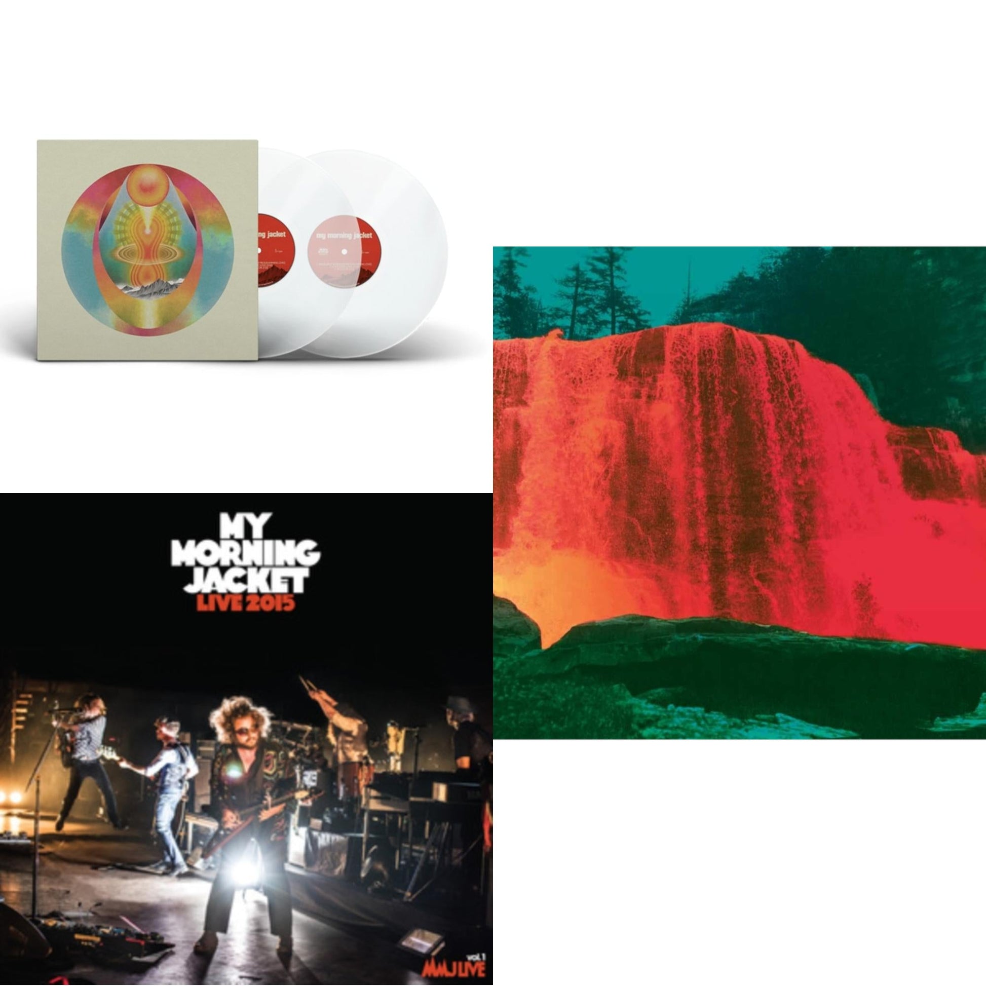This is a 3 LP Vinyl SKU bundle.
1.This LP Vinyl is brand new.Format: LP VinylMusic Style: Alternative RockThis item's title is: Waterfall Ii (Clear LP Vinyl)Artist: My Morning JacketLabel: ATO RECORDSBarcode: 880882415112Release Date: 8/28/2020
2.This LP Vinyl is brand new.