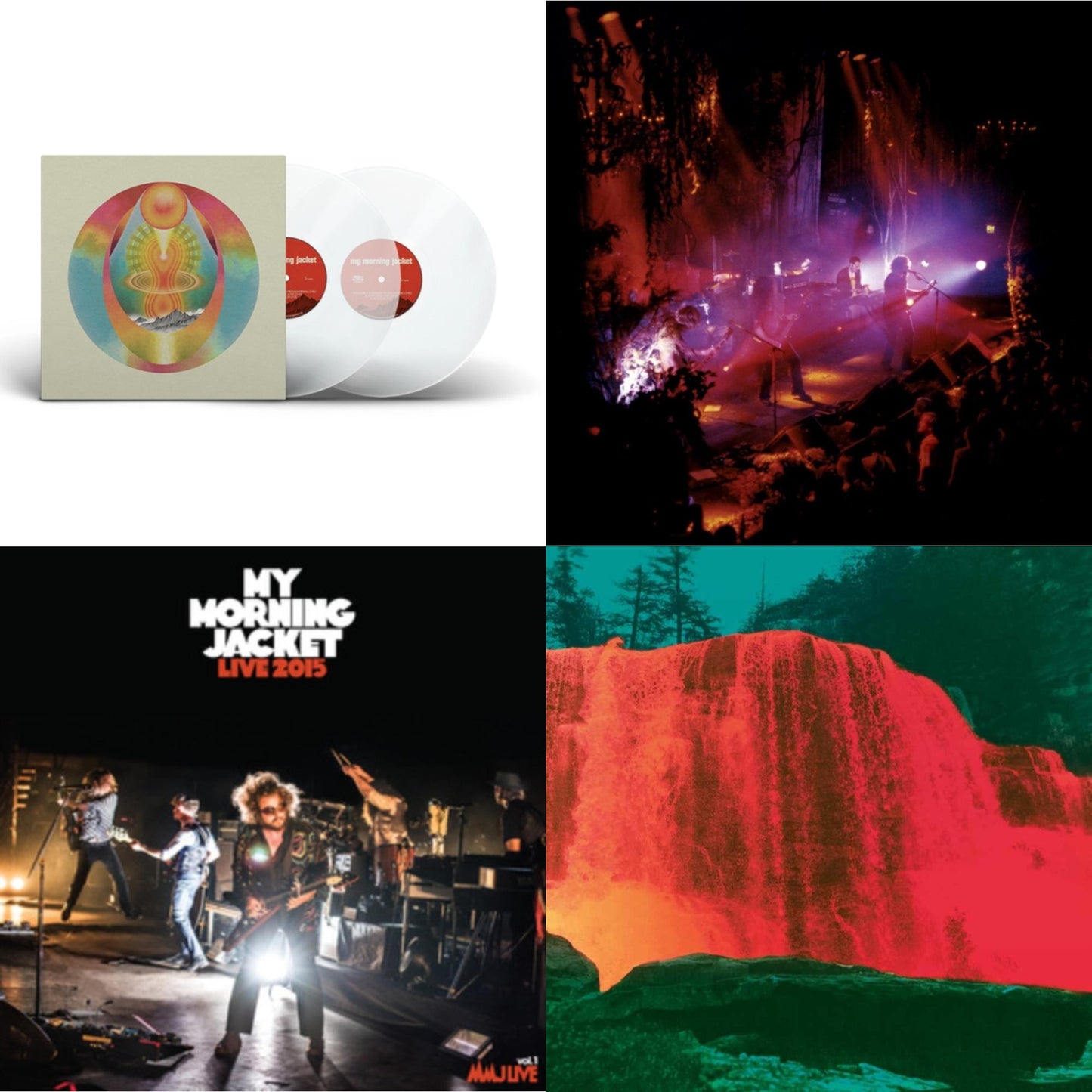 My Morning Jacket - Waterfall Ii (Clear LP Vinyl) & Live 2015 (White Vinyl/3LP) & My Morning Jacket (Clear Vinyl/2LP) & Okonokos (Deluxe/Unique Colored Vinyl/4LP/Book