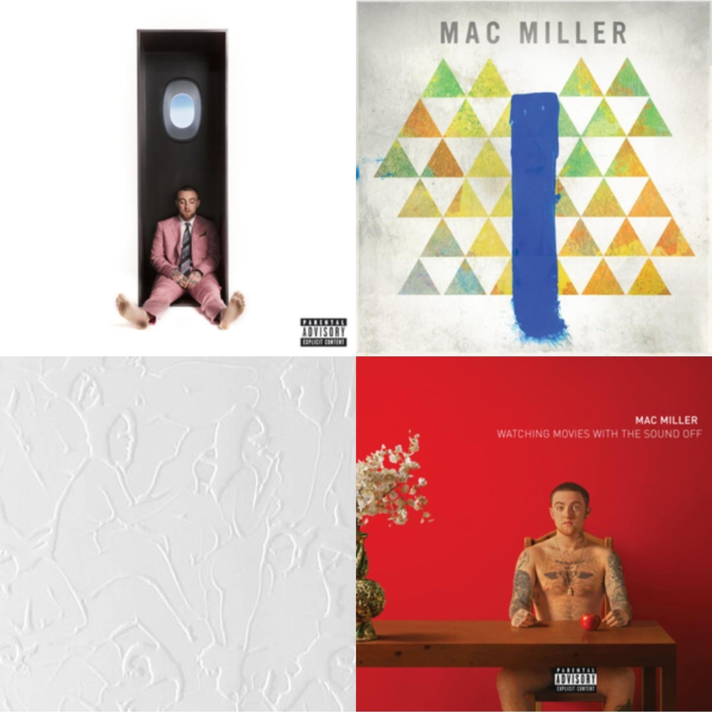 This is a 4 LP Vinyl SKU bundle.
1.This LP Vinyl is brand new.Format: LP VinylThis item's title is: Swimming (X)Artist: Mac MillerLabel: WARNER BROS.Barcode: 093624904236Release Date: 11/23/2018
2.This LP Vinyl is brand new.