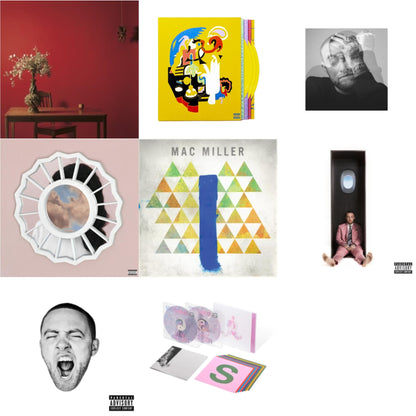 This is a 8 LP Vinyl SKU bundle.
1.This LP Vinyl is brand new.Format: LP VinylThis item's title is: Swimming (5 Year) (2LP/Milky Clear/Hot Pink/Sky Blue Marble Vinyl)Artist: Mac MillerLabel: WARNER RECORDSBarcode: 093624858614Release Date: 10/6/2023
2.This LP Vinyl is brand new.