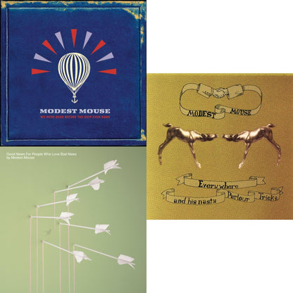 Modest Mouse - Good News For People Who Love Bad News & We Were Dead Before The Ship Even Sank & Everywhere & His Nasty Parlour Tricks - CD Bundle