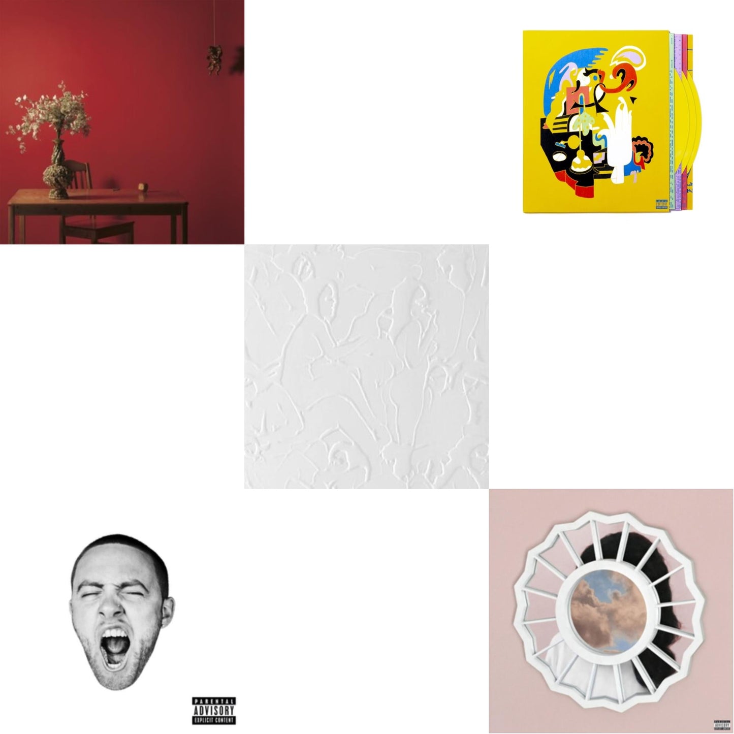 This is a 5 LP Vinyl SKU bundle.
1.This LP Vinyl is brand new.Format: LP VinylThis item's title is: Watching Movies With The Sound Off (10 Year Anniversary/Galaxy Vinyl/2LP/180G/10Inch Picture Disc)Artist: Mac MillerBarcode: 196922266256Release Date: 11/24/2023
2.This LP Vinyl is brand new.