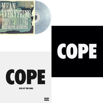 Mean Everything To Nothing (Blue Swirl LP Vinyl/180G) & Cope - Live At The Earl (X) & Cope (10Th Anniversary) (White LP Vinyl)