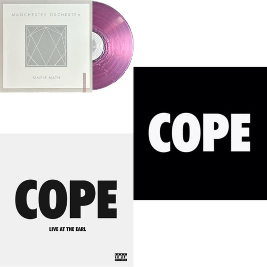 Simple Math (Pink Swirl LP Vinyl/180G) & Cope - Live At The Earl (X) & Cope (10Th Anniversary) (White LP Vinyl)