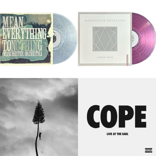 Mean Everything To Nothing (Blue Swirl LP Vinyl/180G) & Simple Math (Pink Swirl LP Vinyl/180G) & Black Mile To The Surface (2LP) & Cope - Live At The Earl (X)