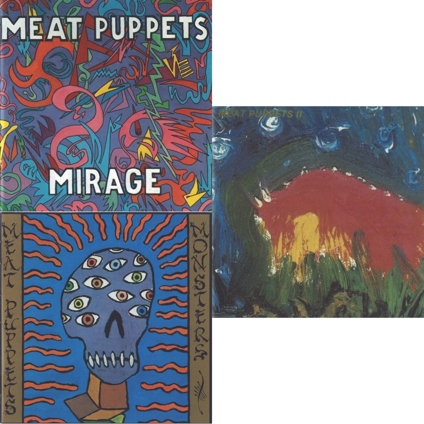 This is a 3 CD SKU bundle.
1.This CD is brand new.Format: CDThis item's title is: MonstersArtist: Meat PuppetsBarcode: 020286242543Release Date: 6/14/2024
2.This CD is brand new.