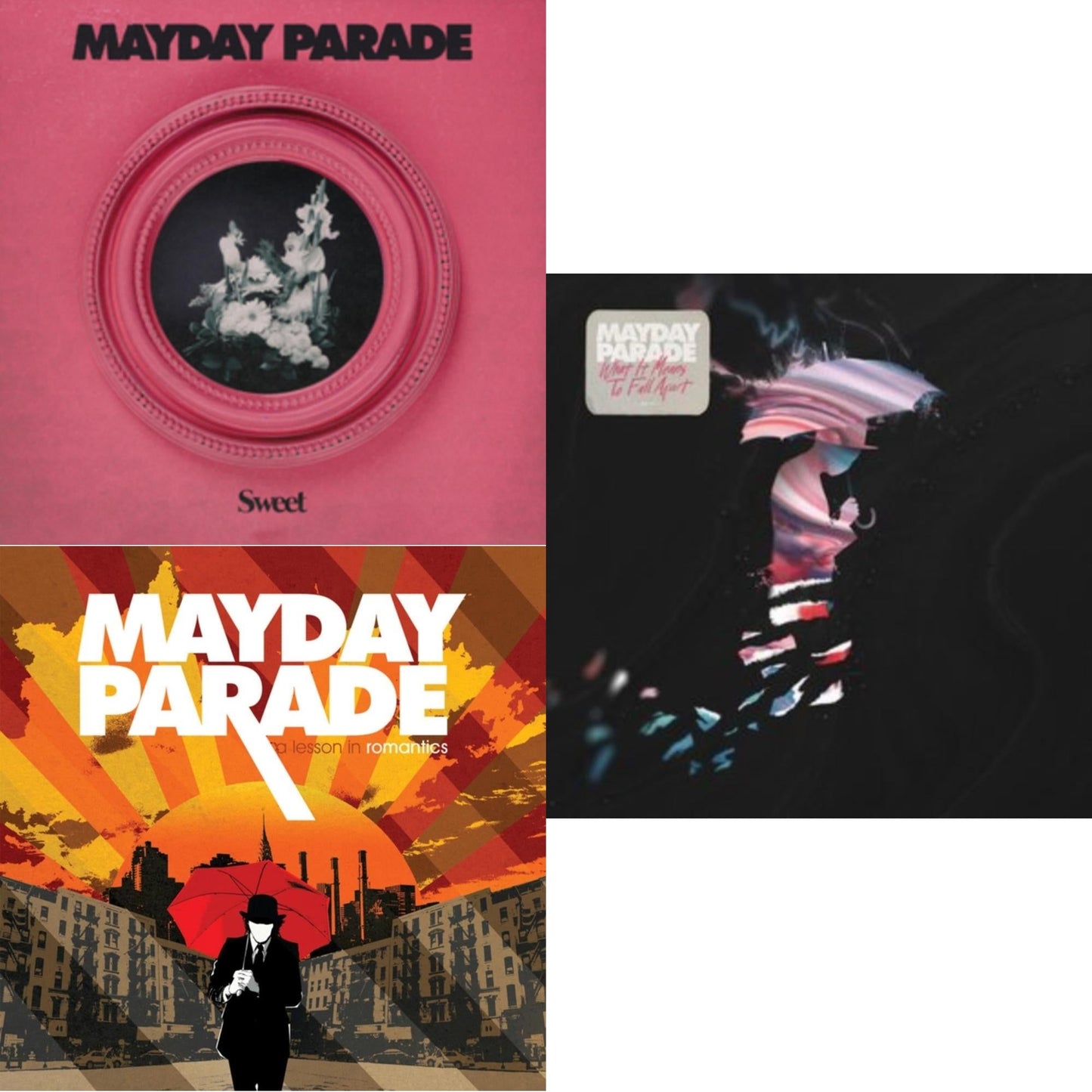 What It Means To Fall Apart & Sweet (Pink LP Vinyl) & Lesson In Romantics (Coke Bottle Clear LP Vinyl)