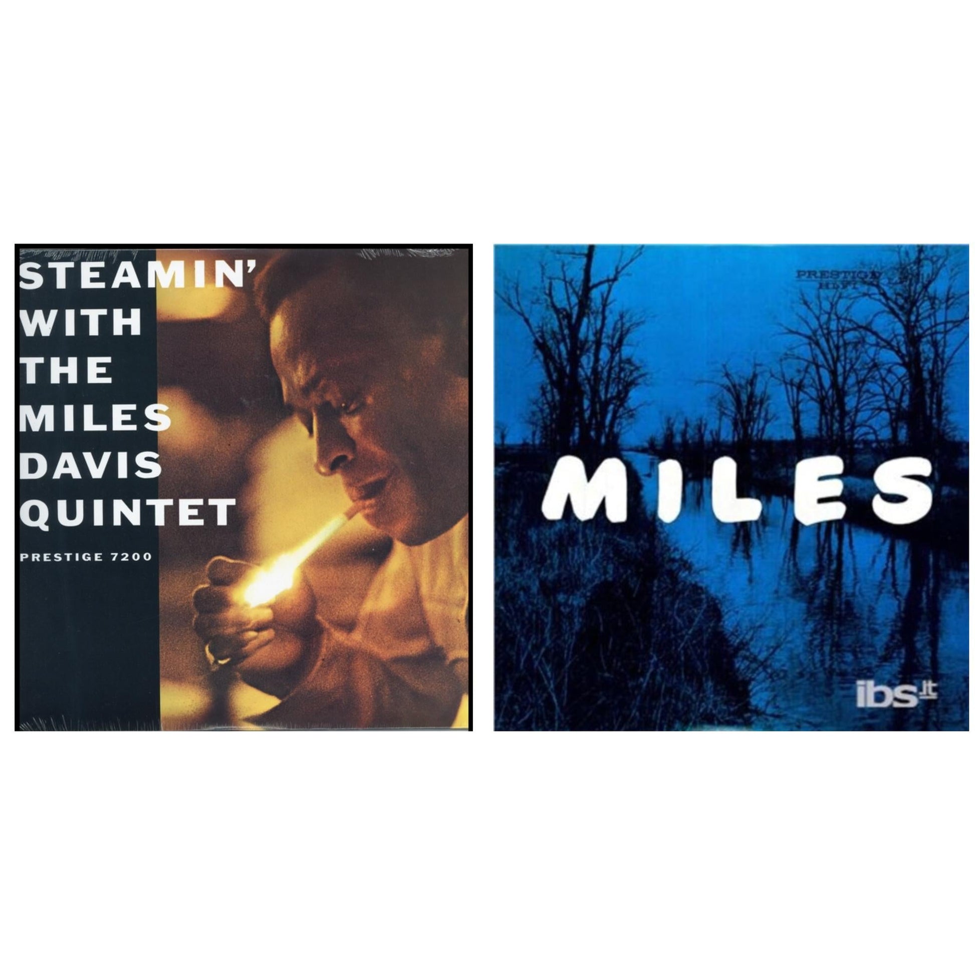This is a 2 LP Vinyl SKU bundle.
1.This LP Vinyl is brand new.Format: LP VinylMusic Style: Hard BopThis item's title is: Steamin With The Miles Davis QuintetArtist: Miles Quintet DavisLabel: PrestigeBarcode: 025218639118Release Date: 9/16/2011
2.This LP Vinyl is brand new.