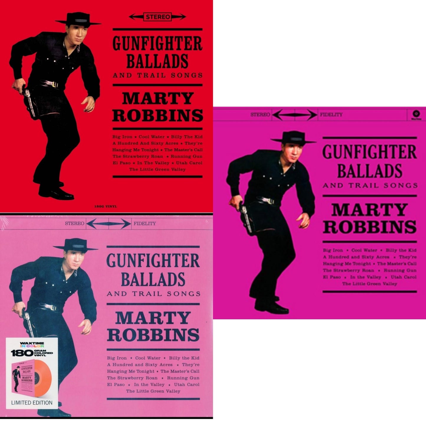 This is a 3 LP Vinyl SKU bundle.
1.This LP Vinyl is brand new.Format: LP VinylThis item's title is: Gunfighter BalladsArtist: Marty RobbinsBarcode: 5060397602749Release Date: 2/14/2025
2.This LP Vinyl is brand new.