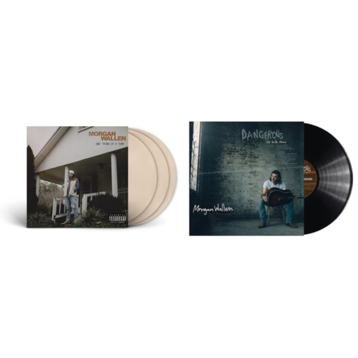 This is a 2 LP Vinyl SKU bundle.
1.This LP Vinyl is brand new.Format: LP VinylMusic Style: CountryThis item's title is: One Thing At A Time (X) (Bone White Vinyl/3LP)Artist: Morgan WallenLabel: Republic RecordsBarcode: 602455190338Release Date: 5/12/2023
2.This LP Vinyl is brand new.