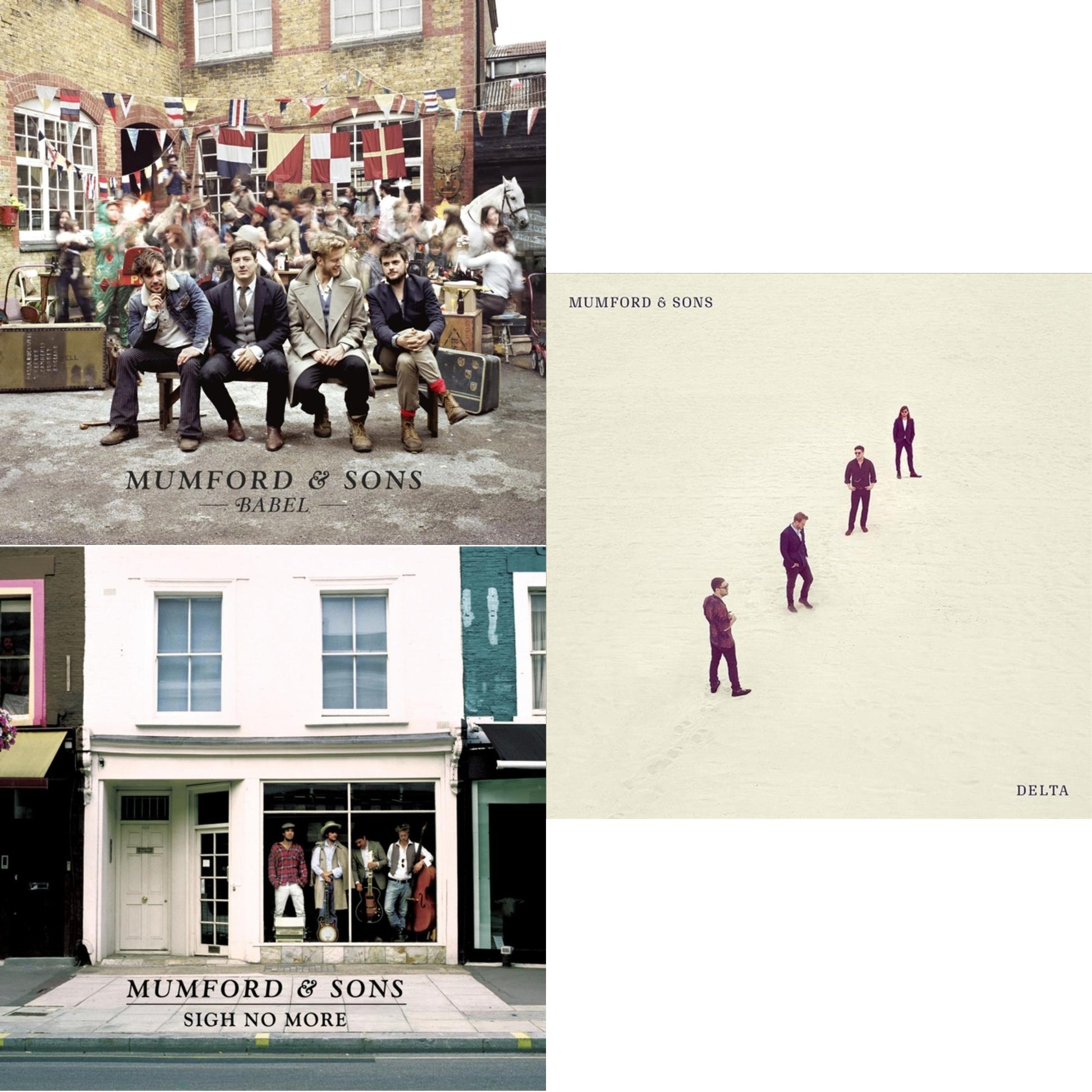 This is a 3 LP Vinyl SKU bundle.
1.This LP Vinyl is brand new.Format: LP VinylMusic Style: Folk RockThis item's title is: Delta (2LP)Artist: Mumford & SonsLabel: GLASSNOTEBarcode: 810599022204Release Date: 11/16/2018
2.This LP Vinyl is brand new.