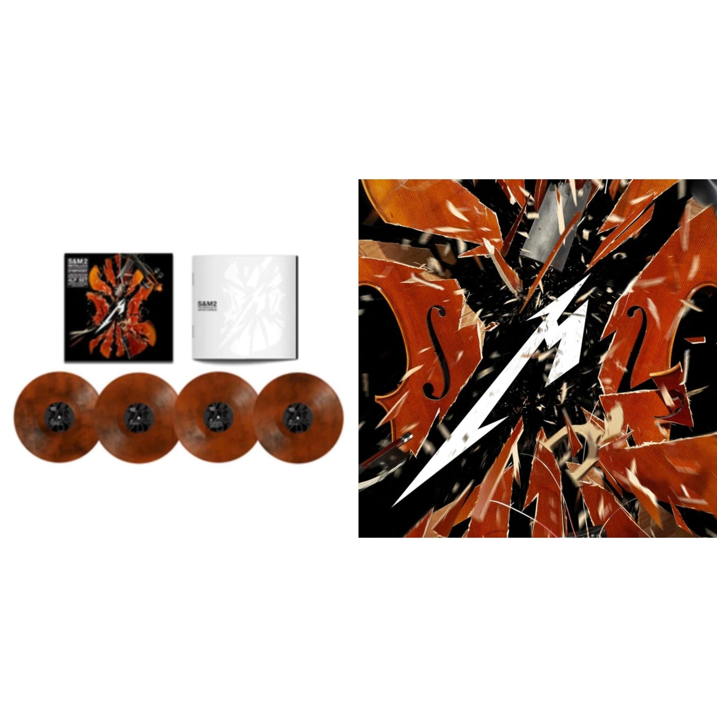 This is a 2 LP Vinyl SKU bundle.
1.This LP Vinyl is brand new.Format: LP VinylMusic Style: Heavy MetalThis item's title is: S&M2 (4LP/Orange Vinyl/Dl Card) (I)Artist: Metallica & San Francisco SymphonyLabel: RHINO/BLACKENED RECORDINGSBarcode: 850007452292Release Date: 8/28/2020
2.