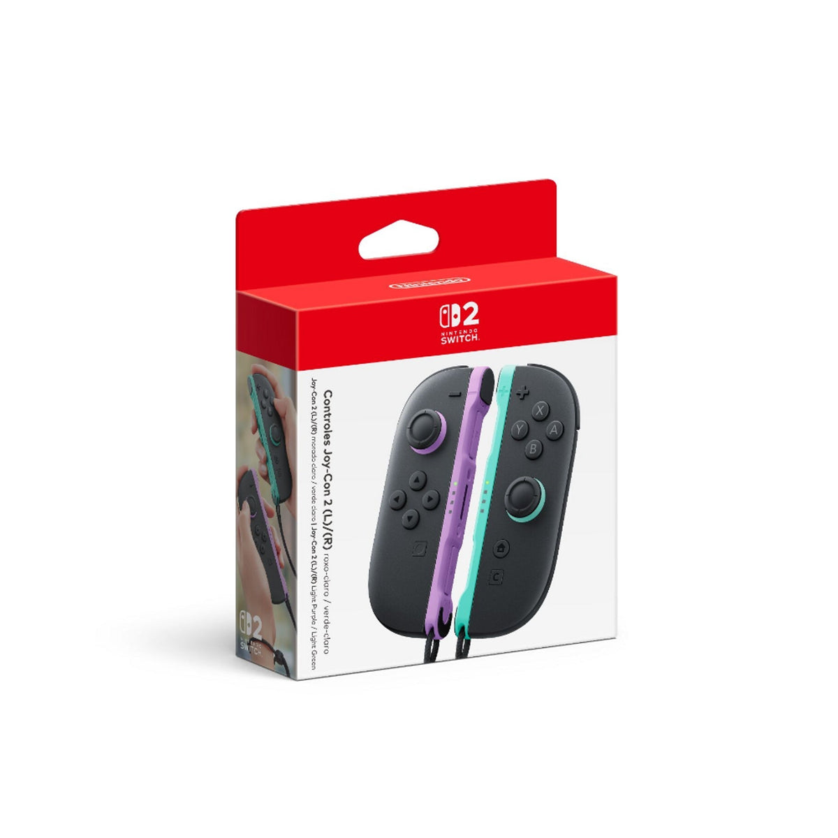 Switch 2 Joy-Con 2 (L)/(R): Light Purple / Light Green - Nintendo