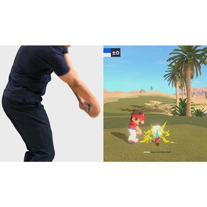 This is brand new.Tee off with family and friends in this content-packed Mario Golf game Hit the green with up to four players locally* or online** and golf with familiar Mushroom Kingdom characters. Modes range from Standard Golf to the energetic Speed Golf and an RPG-like golf adventure in story mode.