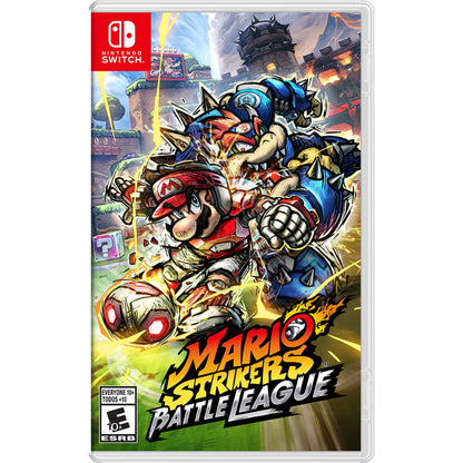 This is brand new.Tackle, pass, and score in battle soccer with the Mushroom Kingdom gang Introducing Strike, a 5-on-5, soccer-like sport with no rules—do whatever it takes to win! Get gritty and try score the most goals by tackling enemies, using items, and pulling off score-boosting special shots.