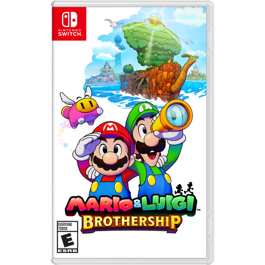 This is brand new.All hands on deck for an island-hopping adventure starring Mario and Luigi  The brothers return for a brand-new adventure on the high seas! Set sail with Mario and Luigi on Shipshape Island (part ship, part island) and journey through the vast world of Concordia.