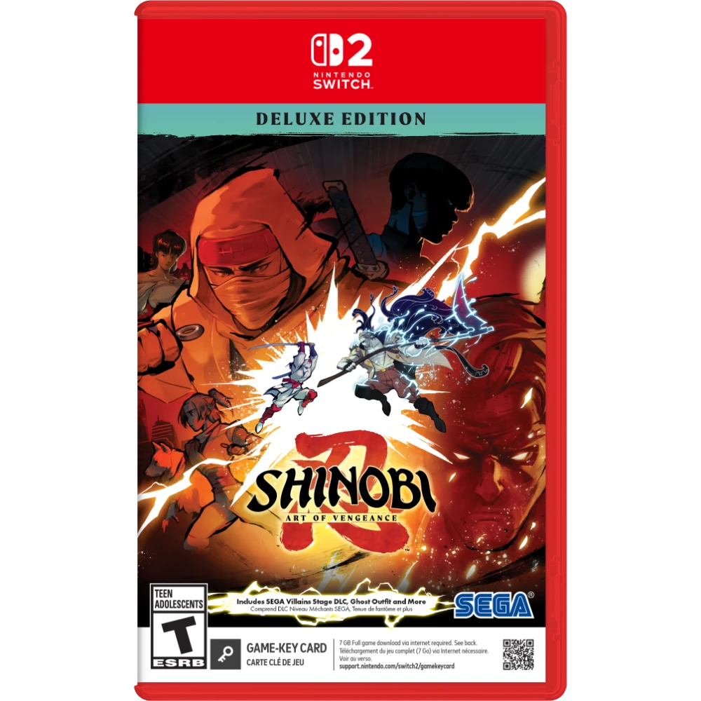 Shinobi: Art of Vengeance: Deluxe Edition - Switch 2 (Game-Key Card)