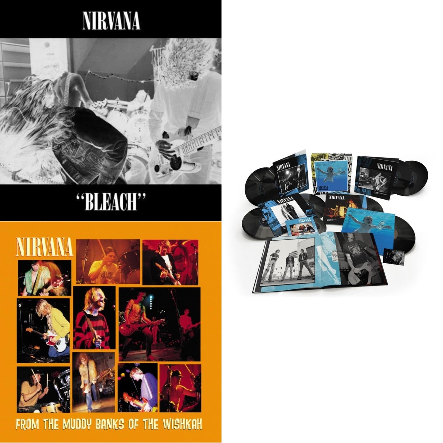 Bleach & Nevermind (30Th Anniversary/Super Deluxe/8LP/7Inch) & From The Muddy Banks Of The Wishkah