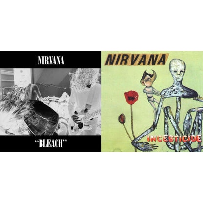This is a 2 LP Vinyl SKU bundle.
1.This LP Vinyl is brand new.Format: LP VinylMusic Style: GrungeThis item's title is: BleachArtist: NirvanaLabel: SUBPOPBarcode: 098787003413Release Date: 10/1/1993
2.This LP Vinyl is brand new.