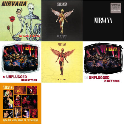 Incesticide (20Th Anniversary 45RPM Edition) & In Utero: 2013 Mix (2LP) & Nirvana (150G/Dl Code) & Mtv Unplugged In New York (2 LP) & In Utero (180G/33-1/3 RPM) & Unplugged In N.Y. & From The Muddy Banks Of The Wishkah