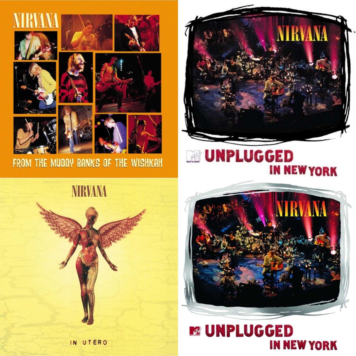 Mtv Unplugged In New York (2 LP) & In Utero (180G/33-1/3 RPM) & Unplugged In N.Y. & From The Muddy Banks Of The Wishkah