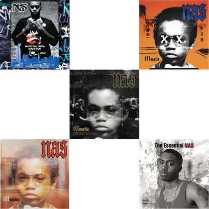 Made You Look: God's Son Live 2002 (Rsd) & Illmatic & Illmatic: Live From The Kennedy Center (Limited 2LP/180G/Poster/Dl Card) & Illmatic Xx (Pa/180G/Dl Card) & Essential Nas