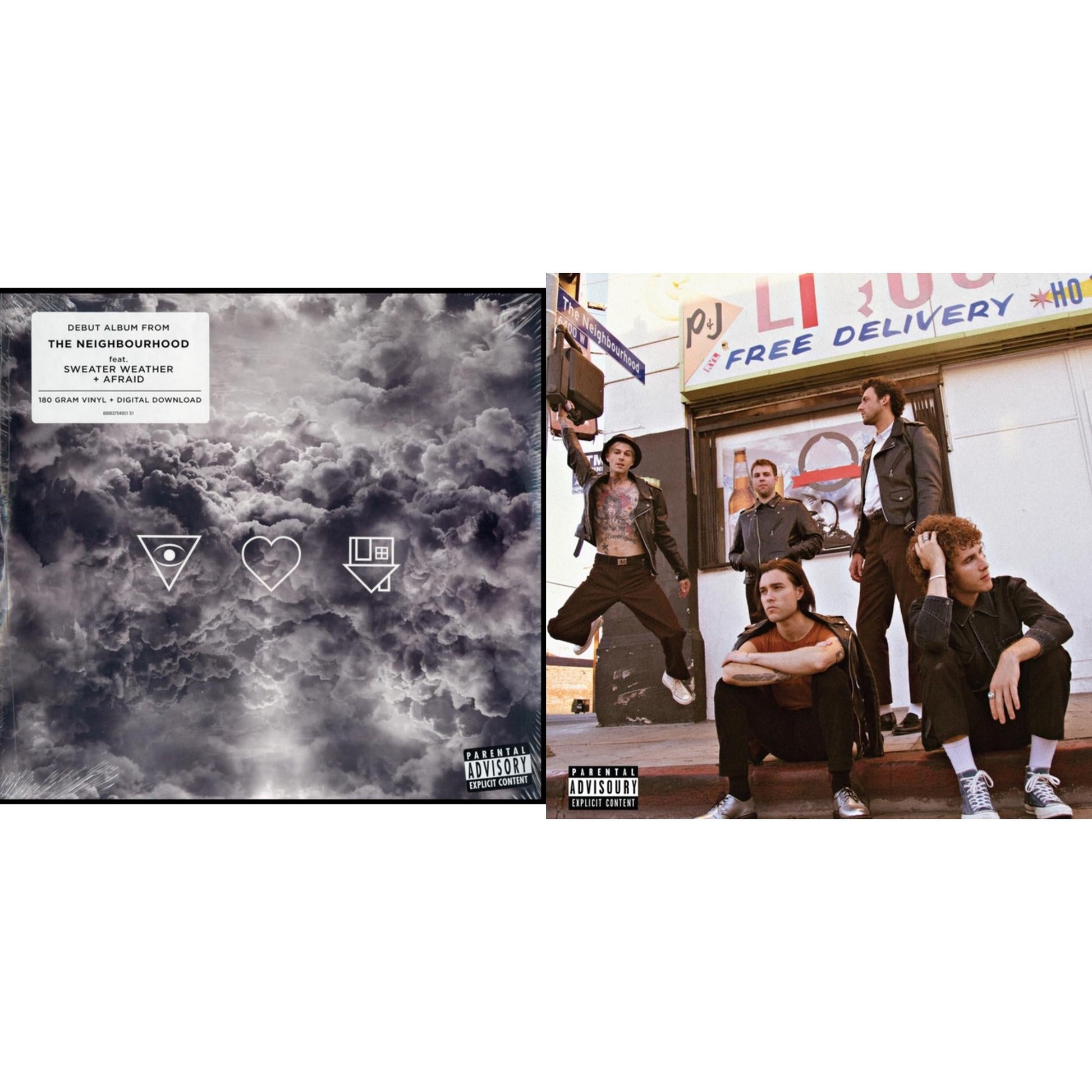 This is a 2 LP Vinyl SKU bundle.
1.This LP Vinyl is brand new.Format: LP VinylMusic Style: Indie RockThis item's title is: I Love You. (Pa/2LP/180G/Dl Card)Artist: NeighbourhoodLabel: COLUMBIABarcode: 888837049313Release Date: 6/16/2015
2.This LP Vinyl is brand new.