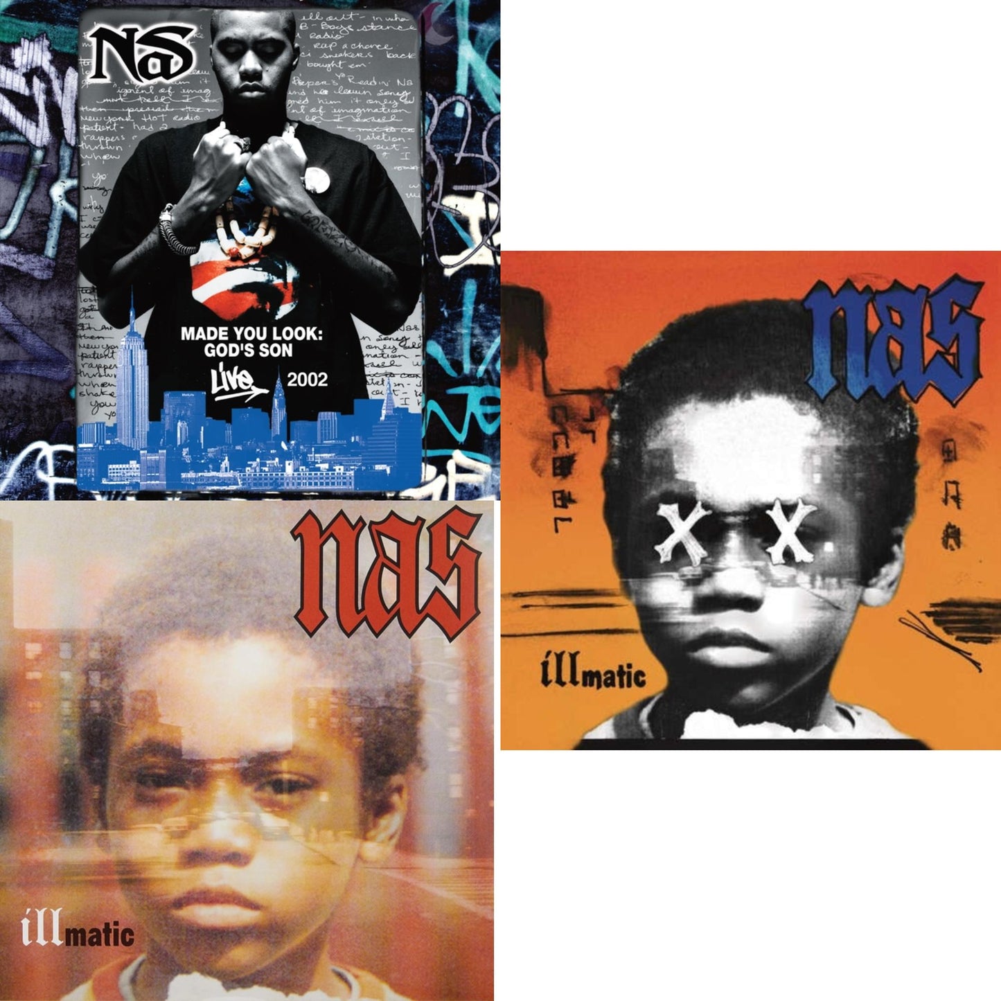 Made You Look: God's Son Live 2002 (Rsd) & Illmatic & Illmatic Xx (Pa/180G/Dl Card)