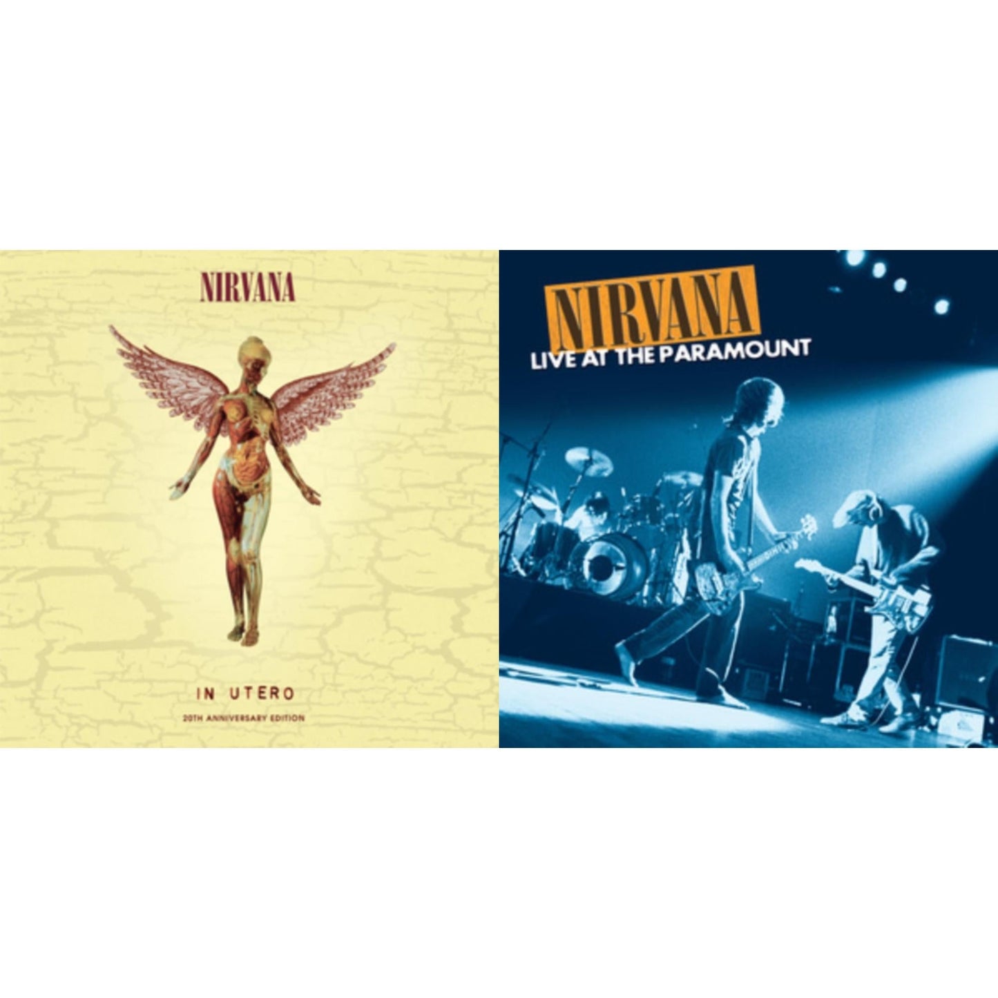 In Utero & Live At The Paramount (Transparent Orange Vinyl/2LP)