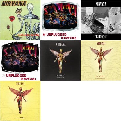 Bleach & Incesticide (20Th Anniversary 45RPM Edition) & In Utero & In Utero: 2013 Mix (2LP) & Mtv Unplugged In New York (2 LP) & In Utero (180G/33-1/3 RPM) & Unplugged In N.Y.