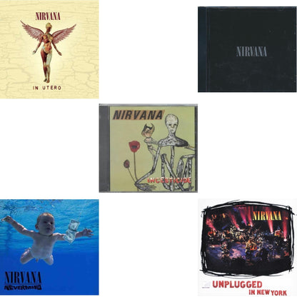 Nevermind & In Utero & Nirvana & Incesticide & Unplugged In N.Y.
