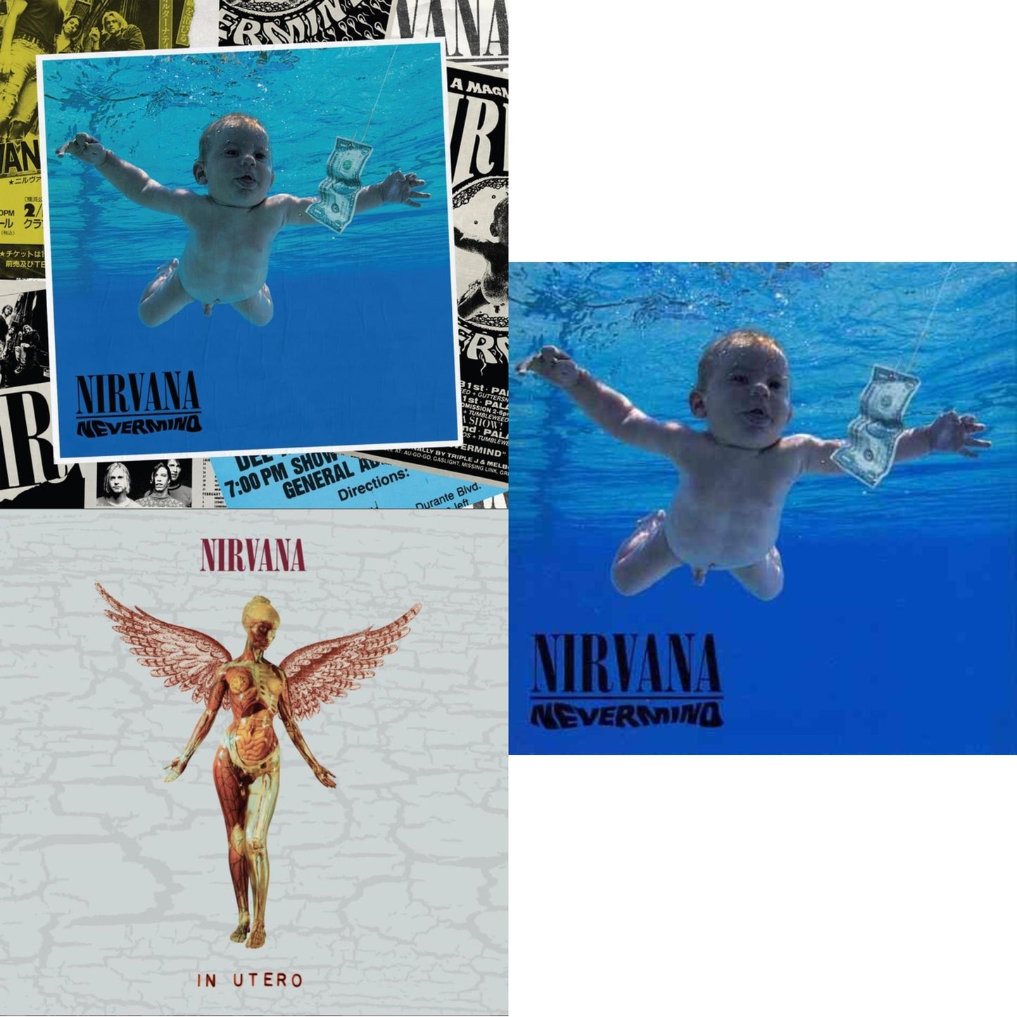 Nirvana - Nevermind (30Th Anniversary/Deluxe/2CD) & In Utero (30Th Anniversary) (2CD) & Nevermind